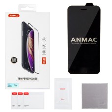 Защитное стекло iPhone 7/8 Full Cover + пленка назад ANMAC черное