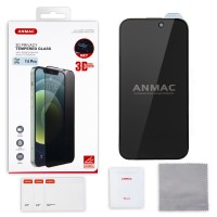 Защитное стекло iPhone 14 Pro (6.1) ANMAC 3D Privacy с сеточкой